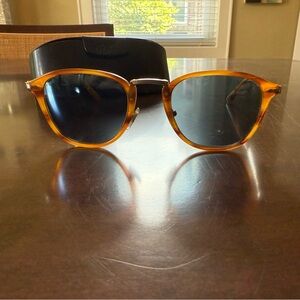 NEW Classic Amber Persol Sunglasses with case